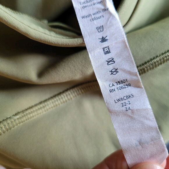 Lululemon Swift Speed HR Crop Leggings Womens 4 21" Reflective Yoga Gym W6CBKS - Picture 6 of 10